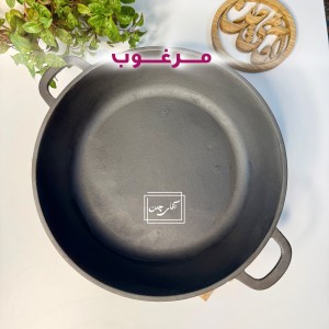 تابه چدنی لبه بلند سایز بزرگ کیفیت مرغوب